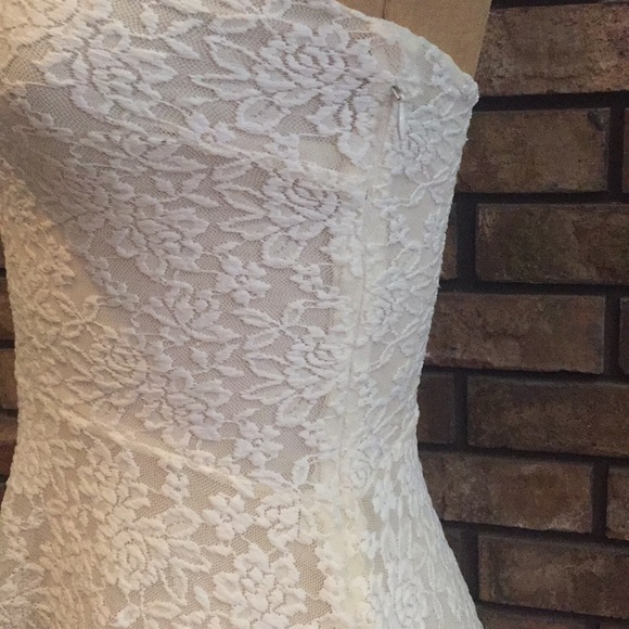 🥂Free People Gold & White Homecoming Dress - Picture 4 of 6